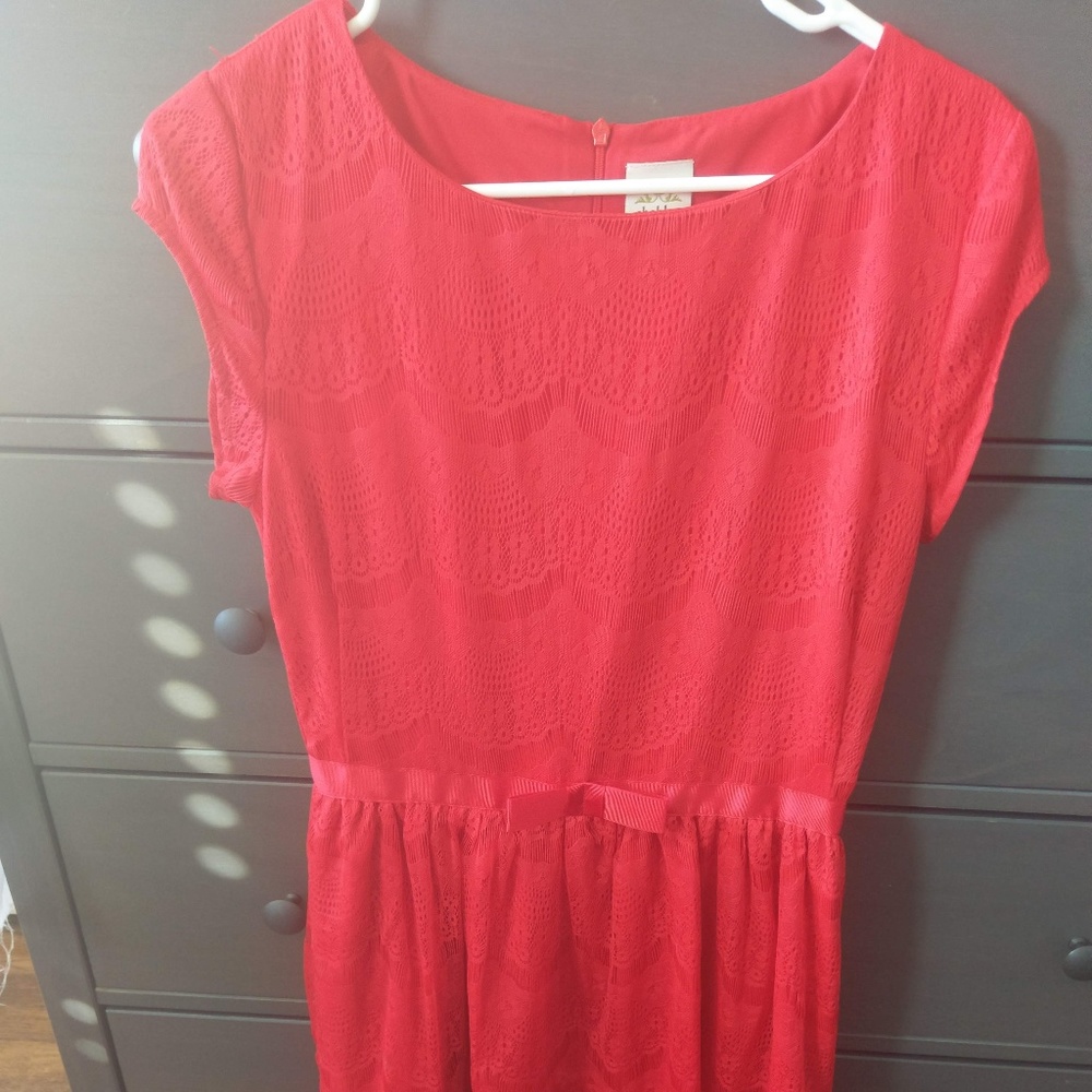 Shabby Apple Alice Red Dress